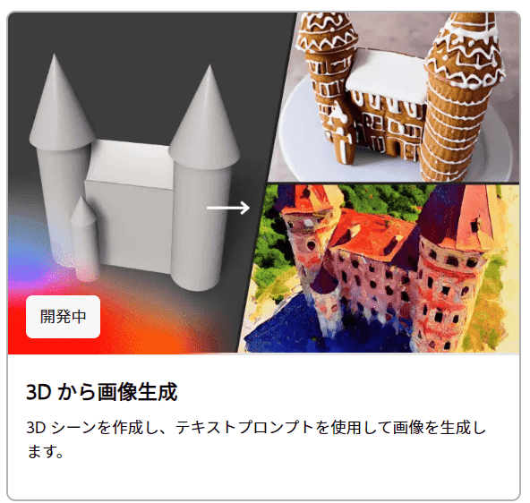 ３Dから画像生成